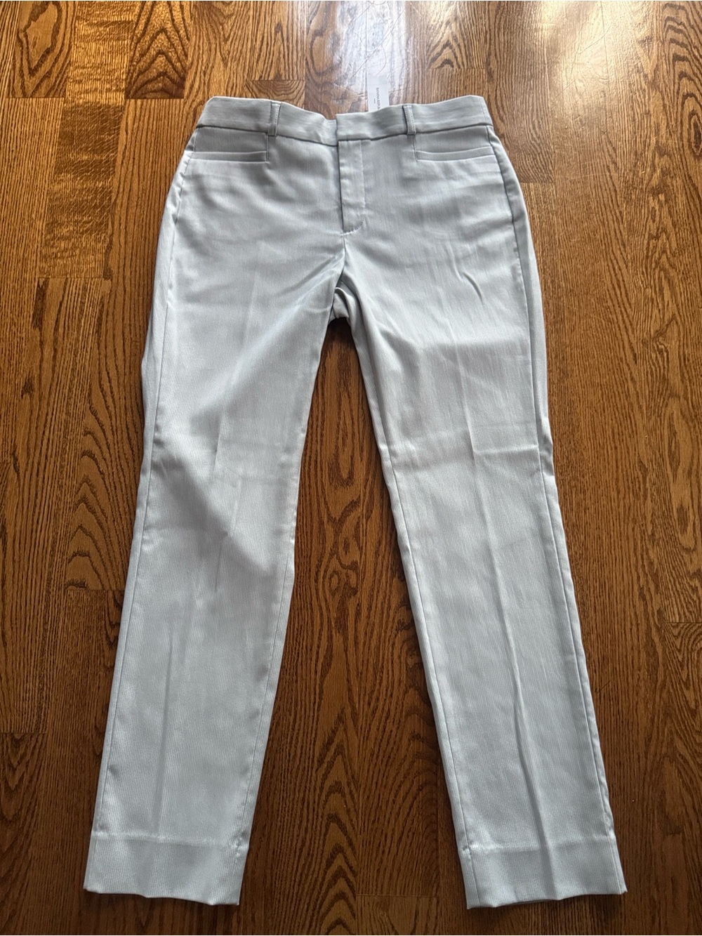 Banana Republic Sloan Curvy Fit Slim Ankle Pants White Size 4 NWT